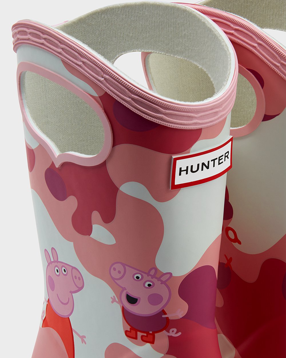 Galochas Hunter Criança Rosa - Original First Peppa Pig Grab Handle - 20TKDFGZS